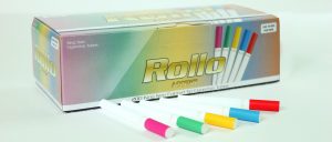 Rollo Accent colored tip king size cigarette tubes